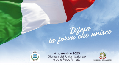 Il Comune onora il 4 Novembre: Giorno dell’unità nazionale e giornata delle forze armate